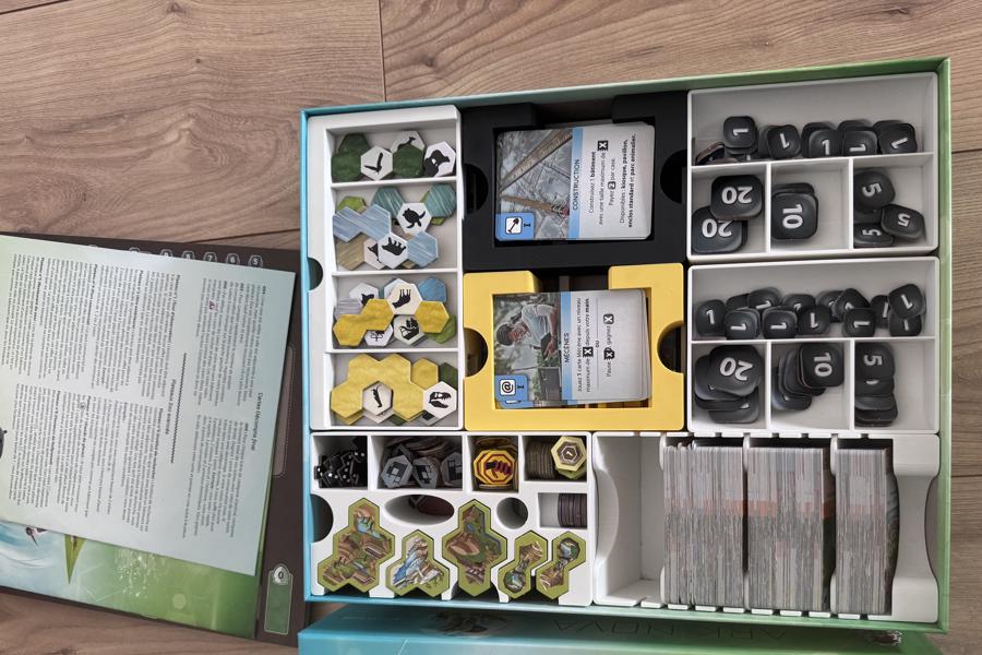 Insert de rangement pour Ark Nova et son extension Mondes marins